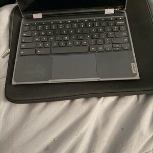 Lenovo Laptop with Gray and Black Design